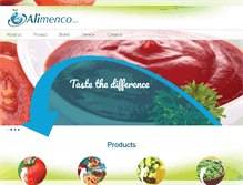 Tablet Screenshot of alimenco.it